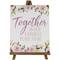 11" Wooden Easel Together is Our Favorite Place To Be Floral Spring Sign